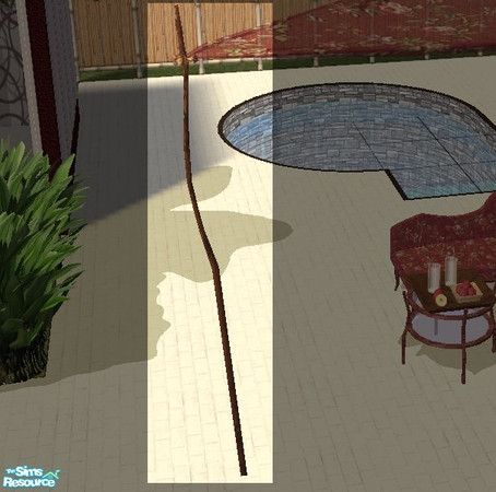 Sims 2 — TC134 Dreamers Outdoors Canopy Legs by Midnight222 — This is the canopy LEGS only. 