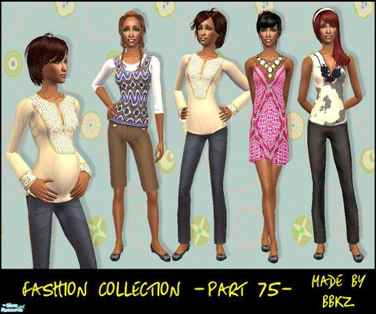 Sims 2 — Fashion Collection - part 75 - by BBKZ — Based on real outfits created by Tory Burch. Available as everyday for