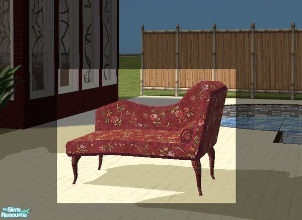 Sims 2 — TC134 Dreamers Outdoors Chaise by Midnight222 — TC 134 recolour of Pure Elements Dreamers Outdoors Chaise