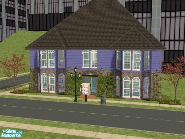 Sims 2 — 1 Southend Road. by luckyoyo — This Lot has Four Apartments, all are One Bedroom, with Lounge/Diner, Bathroom