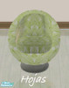 Sims 2 — Elise Eoy--RC - Sillon Vasovino Hojas by elise_eoy — Recolor for the Wine glass chair from the base game. Clean