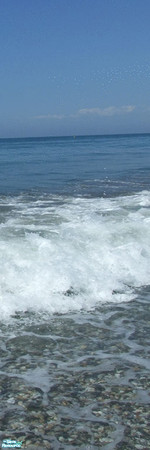 Sims 2 — Cool Accents Murals - Surf Mural Panel 4 by sbaroudi — Create the perfect backdrop for your bathroom with these