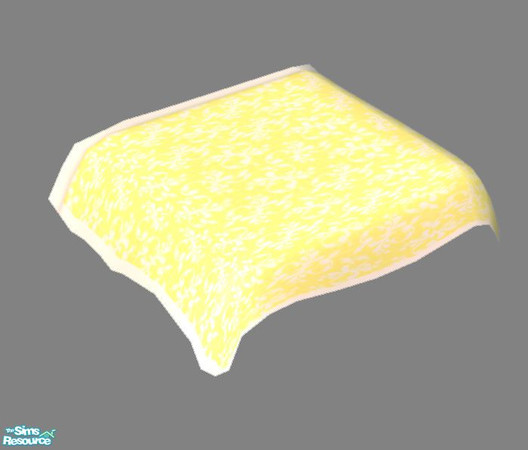 Sims 2 — Dawn\'s Bedroom - Blanket by sim_man123 — Deco blanket that can be placed over any standard Maxis mattress. 