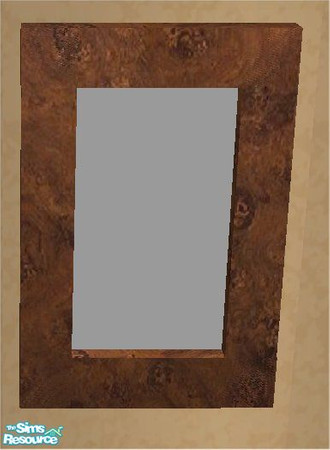 Sims 2 — tams tc 134 set 1 - Mirror For Tc 134 by tambriah — wood frame created by: tambriah @ TSR textures by: