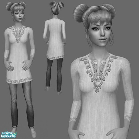 Sims 2 — Kaftans - MESH by Elena. — 