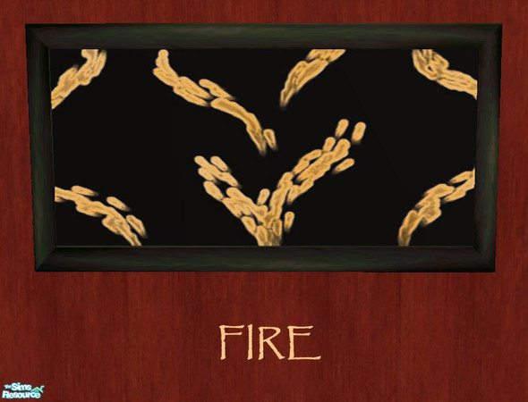 Sims 2 — Fire by katapus — This is a recolor of \'Poisonous Forest\'. 