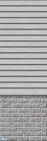 Sims 2 — Studio K Subtle Wood & Dark Brick - Grey by StudioKhagerks — 