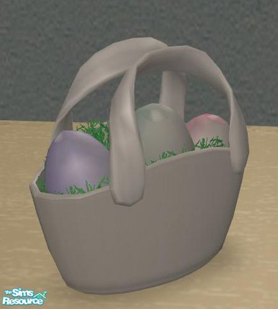 Sims 2 — Happy Easter - Ceramicbasket by ShinoKCR — 