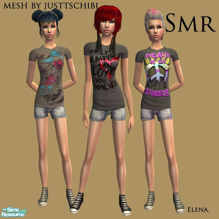 Sims 2 — SMR by Elena. — Don\'t forget to download mesh by justtschibi from the link below! Enjoy!