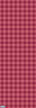 Sims 2 — Studio K Gingham - Pomegranate by StudioKhagerks — 