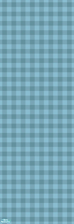 Sims 2 — Studio K Gingham - Light Teal by StudioKhagerks — 
