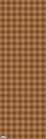 Sims 2 — Studio K Gingham - Copper by StudioKhagerks — 