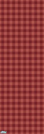 Sims 2 — Studio K Gingham - Brick by StudioKhagerks — 