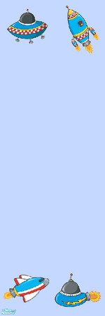 Sims 2 — \'My Little Space\' Bedroom Collection - Blue Wall Border by shadow66 — From my \'My Little Space\' Bedroom