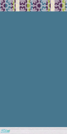 Sims 2 — Greenish Blue With Retro Border by LaurieR — A no cost paint with a retro border.