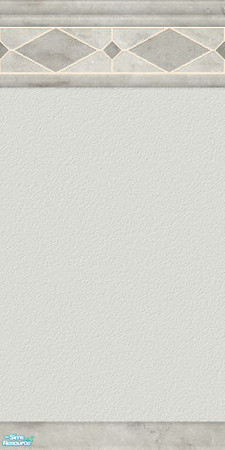 Sims 2 — Ravenna - Wall 10 by Spaik — Paint wall with marble moulding in modern style.