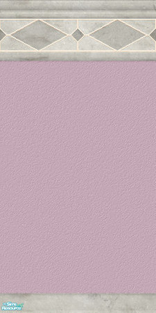 Sims 2 — Ravenna - Wall 12 by Spaik — Paint wall with marble moulding in modern style.