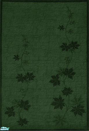 Sims 2 — Moelani Autumn Green by Moelani — A set of rugs your sims are sure to love!