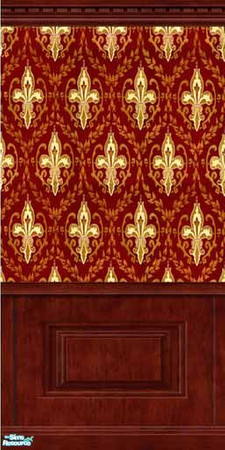 Sims 2 — The Knightsbridge Collection - Brown Millard in Wood by bgbdwlf408 — This regal pattern was taken straight from