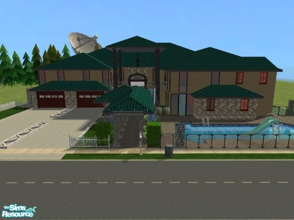 Sims 2 — 3 Diamond Cres by oldmember_zach9090 — A superb home in the prestigeous Zachwood estate, with a stunning and