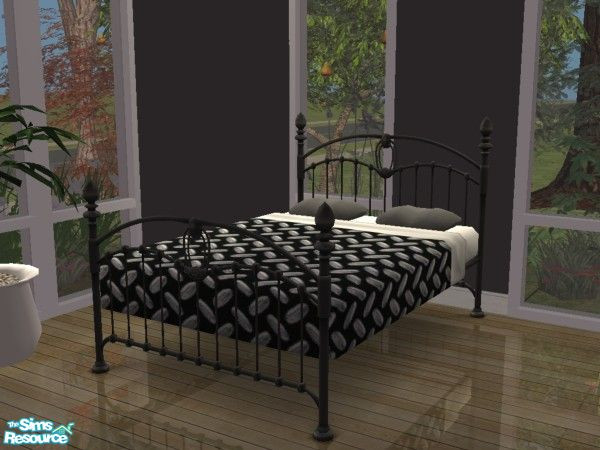 Sims 2 — MFG Variety Beddings #2 - 3 pack - Metalhead by mightyfaithgirl — Looks like metal but is actually comfy!