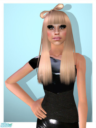 Sims 2 — Lady Gaga by chemoule — The Future of pop, Lady Gaga is known for her songs like \"Just dance\" or
