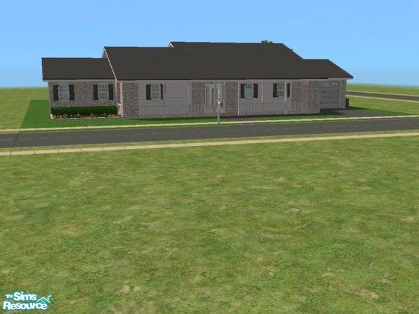 Sims 2 — C-3 by kattmc3 — A small house for your sims with 3 bedrooms, bathrooms pool and one car garage DO NOT COPY OR