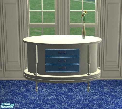Sims 2 — Winter Blues Bedrooom - Dresser by Riverwillows — Pretty bedroom in soft, wintery blues. Meshes by Mummysim of