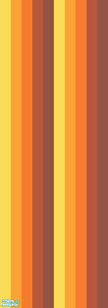 Sims 2 — Retro Papers - Bars Orange by cazarupt — Part of the Retro Papers set by cazarupt. Also available with Paneling