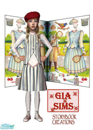 Sims 2 — Storybook Collection by giasims — Vintage victorian outfit for girls