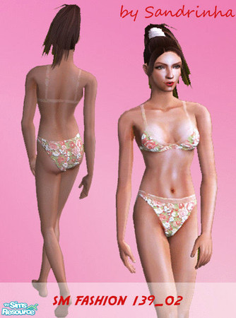 Sims 2 — SM Fashion 139_02 by sandrinha — One item of a set of lingerie (4) four female adults. Enjoy!