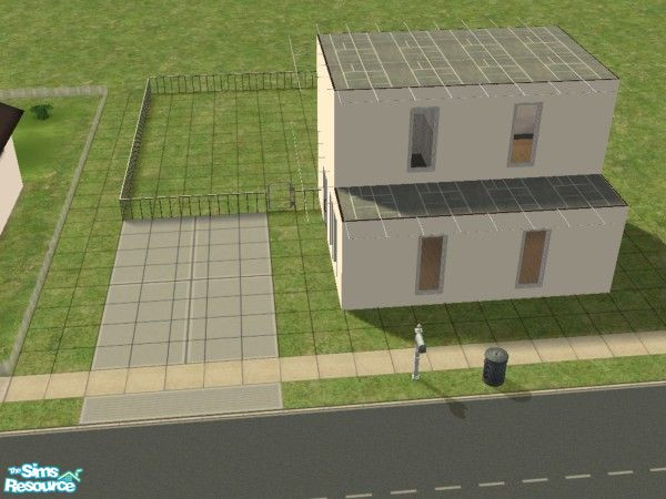 Sims 2 — 7 Starter Row by Mrs_Pacino — This is a stylish fully furnished bachelor pad for your single starter sim. The