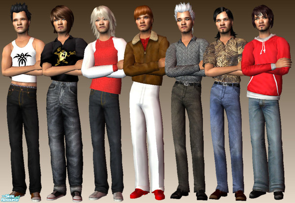 Sims 2 — maca2005 by n8eulchen — Set of casual clothing for male adults