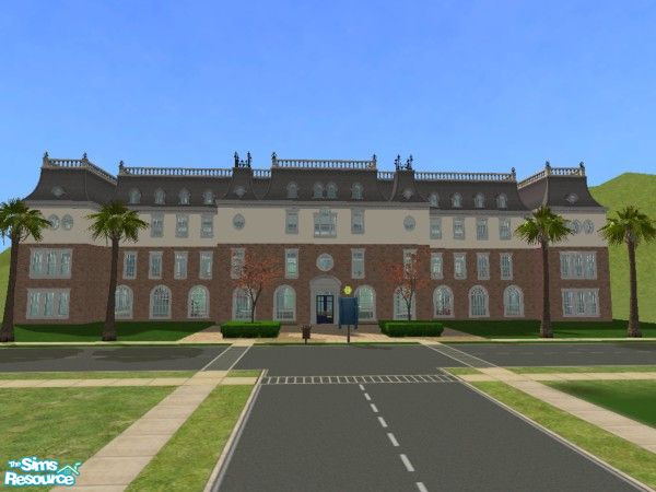Sims 2 — Hotel D\'Amsterdammer by simperfect1991 — This is a lot with a lot of potential. It\'s not decorated internaly