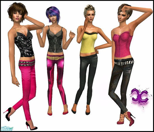 Sims 2 — Dancing by cippa1982 — 4 everyday and formal outfits for female adult sims. Don\'t forget to download the