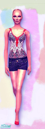 Sims 2 — Kate Moss by TOPshop 1 by H76CXL — A collection of Kate Moss clothes