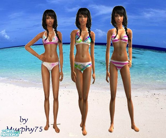 Sims 2 — Fantastic Fushia - SR6 by Murphy75 — New bikini\'s for adult sims!