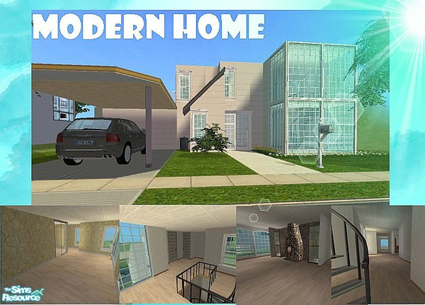 Sims 2 — Modern Home by SkylaneRose — Do you have a couple want to live in a nice home?The modern home is perfect for up