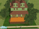Sims 2 — Cozy Family Home  by shawnee333 — Quaint & Cozy Family Home . 5 + Bedrooms . 2 Bathrooms. Fireplace. Front