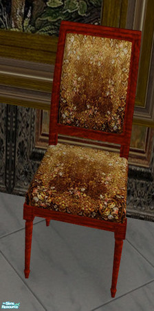 Sims 2 — Russian Cuisine  - chair  by jodler — For the Russian restaurant set.