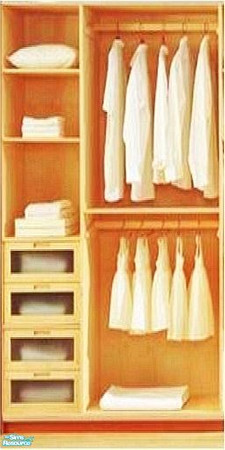 Sims 2 — Wallpaper Set-12- Part 1 by TugmeL — \"Wardrobe part-1\" Cost:5