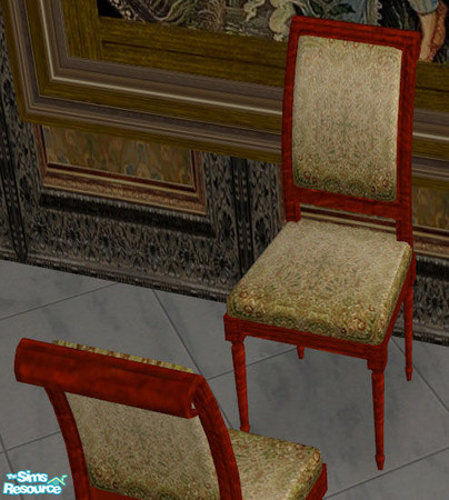 Sims 2 — Russian Cuisine  - chair  by jodler — For the Russian restaurant set. 