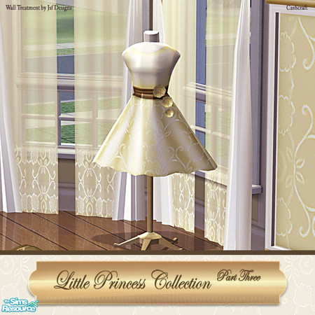 Sims 2 — Little Princess Bedroom Dressform Yellow Recol by Cashcraft — A recolor of the Little Princess Bedroom
