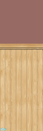 Sims 2 — Studio K Wainscoting 06 - Brandy by StudioKhagerks — 