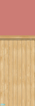 Sims 2 — Studio K Wainscoting 06 - Coral by StudioKhagerks — 