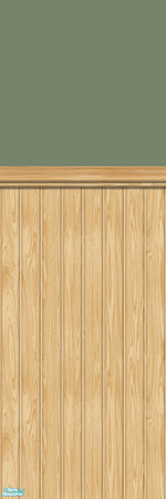 Sims 2 — Studio K Wainscoting 06 - Pine by StudioKhagerks — 