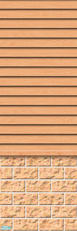 Sims 2 — Studio K Subtle Wood & Light Block - Cantaloupe by StudioKhagerks — 