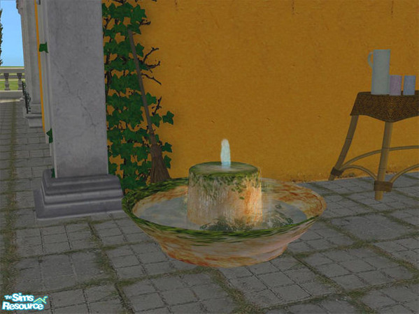Sims 2 — Outdoor 2009 - Fountain by ShinoKCR — UNI Required