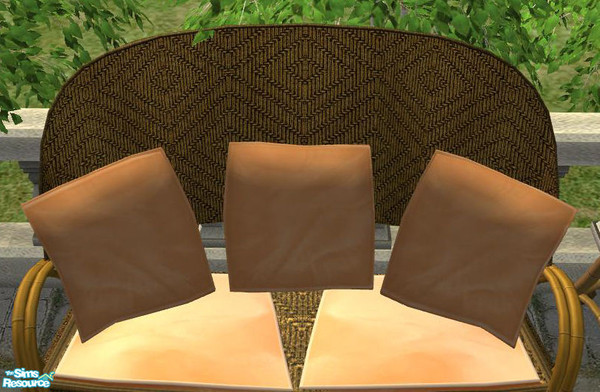 Sims 2 — Outdoor 2009 - Pillowset Loveseat by ShinoKCR — 