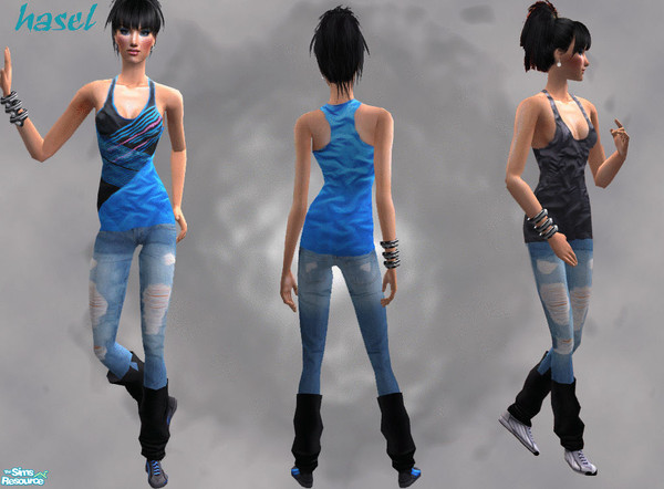 Sims 2 — HS Set -20- by hasel — Adult Female Enjoy..